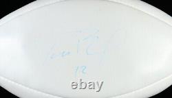 Tom Brady Signed NFL Football, (JSA CoA) Light Blue Ink with Acrylic Display Case