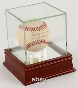 Tommy Lasorda Signed Autographed MLB Baseball Dodgers withDisplay Case (JSA COA)