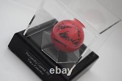 Tony Knowles Signed Autograph Snooker Ball Display Case Sport AFTAL & COA