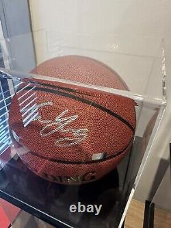 Trae Young Signed Basketball Fanatics COA + Display Case