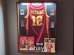 USC JuJu Watkins Autographed Package Jersey Funko Pop Card Lit Display Case COAs