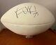 Vince Wilfork Patriots/texans Autographed Football With New England Patriots Coa