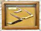 Vintage! Case Xx Texas Toothpicks Knives Set, Factory Display Box! Coa, #1207