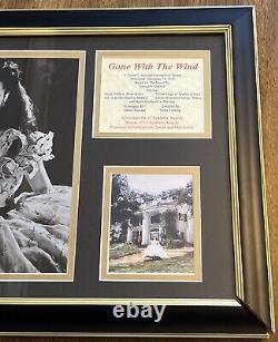 Vivien Leigh Gone with the Wind SIGNED Autographed Display Frame With COA 121/200