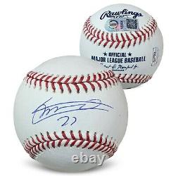 Vladimir Guerrero Jr Autographed MLB Signed Baseball JSA COA With Display Case
