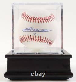 Vladimir Guerrero Signed Baseball with Wooden Display Case (JSA COA) 2004 MVP