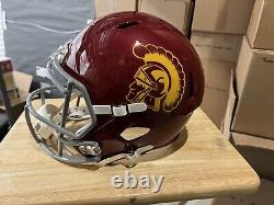 WILLIE McGINEST Signed USC Trojans Full Size Helmet Fanatics COA Patriots NCAA