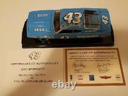 WIX Richard Petty 1969 Ford Gran Torino Autographed WithCOA & Display Case