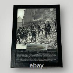 WWII D-Day 101st Airborne Battle of Carentan Normandy Military Gift Display COA