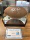 Walter Payton Signed Autograph Football Steiner Coa With Uv Display Case