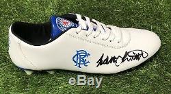 Walter Smith Signed Football Boot Rangers Legend Display Case AFTAL COA