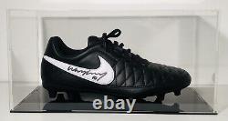 Wayne Rooney signed boot with COA, display case included Manchester, England