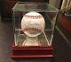 Willie Mays Jsa James Spence Coa Autographed Signed Baseball In Display Case