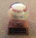 Willie Mays Signed Baseball With Coa And Display Case. Free Shipping