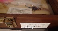 X12 fly fishingTibor BILLY PATE Tarpon Flies with COA wood glass display case free