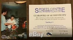 Yao Ming Autographed NBA Spaulding Basketball With Acrylic Display Case And COA
