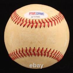 Yogi Berra Signed Baseball with Display Case (PSA COA)