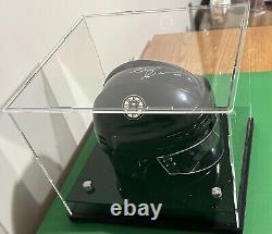 Zdeno Chara Bruins Signed Mini Helmet Withdisplay Case And COA