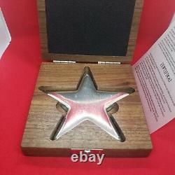 1/2 Kilo Geiger Star Avec Affichage De Boîtier En Bois Et Coa 500grams. 999