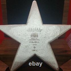 1/2 Kilo Geiger Star Avec Affichage De Boîtier En Bois Et Coa 500grams. 999