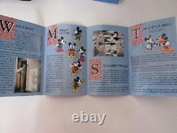 1928-1988 Mickey 60 Ans 1 Tr Oz. 999 Argent Avec Boîtier D'affichage, Boîte Et Coa