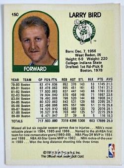 1989 Hoops Larry Bird Celtics Autographe Coa + Nouvelle Vitrine - Plaque Gravée