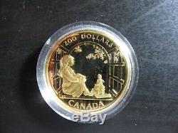 1994 Canada 200 $ D'or Anne Of Green Gables Coin Withbox, Présentoir & Coa