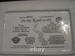 2000 The Bradford Exchange-the Wizard Of Oz-6 Plate Set & Display Case With Coa