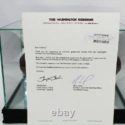 2014 Redskins Vs Dallas Game Used Football With 2014 Redskins Display Case (coa)