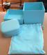 2014 Tiffany Blue Box, Coa, Pouch, Leather Zippered Jewelry Travel Stockage Nib