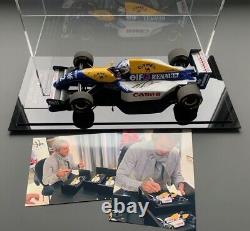 Alain Prost a signé 1/18 1993 F1 Camel Williams Fw15c Afficher le boîtier de preuve Coa Nouveau