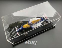 Alain Prost a signé 1/18 1993 F1 Camel Williams Fw15c Afficher le boîtier de preuve Coa Nouveau