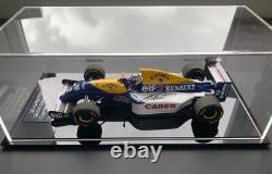 Alain Prost a signé 1/18 1993 F1 Camel Williams Fw15c Afficher le boîtier de preuve Coa Nouveau