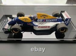 Alain Prost a signé 1/18 1993 F1 Camel Williams Fw15c Afficher le boîtier de preuve Coa Nouveau