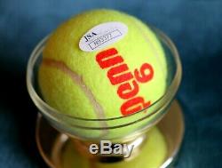 Andre Agassi Autographié Balle De Tennis Avec Le Cas D'affichage, Coa