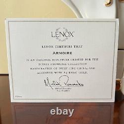 Armoire Lenox China Disney 9 3/4 Figurine Beauty & The Beast MIB COA