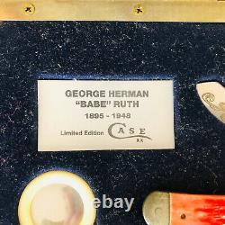 Babe Ruth Limited Edition Case Knife With Display Case And Coa