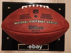 Balle de football NFL signée par Jim Brown (Wilson) avec inscription HOF JSA COA & étui personnalisé