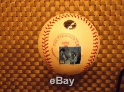 Barry Bonds Mvp Dédicacé Autographié Au Baseball 4 Temps Avec Présentoir Et Certificat D'authenticité