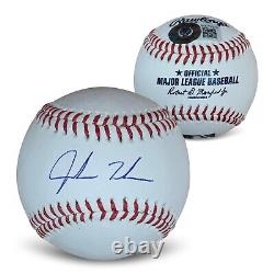 Baseball signée de la MLB par Jordan Walker avec certificat d'authenticité Beckett et boîtier de présentation UV
