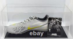 Billy Bonds Signé Autograph Football Boot Display Case West Ham Utd Aftal Coa