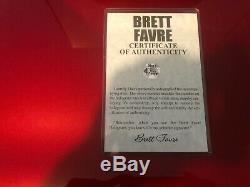 Brett Favre Super Bowl XXXI Autographed Football Et Vitrine