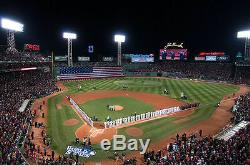 Brique Authentique Boston Red Sox De Fenway Park Avec Vitrine (steiner Coa)