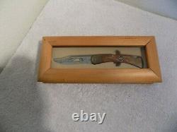 Buck Limited Édition 1963 Logo Laser Cut Blade With Display Cas, Coa, Papers