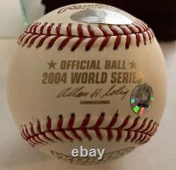 CURT SCHILLING signé 2004 World Series Baseball Boston Red Sox Steiner COA