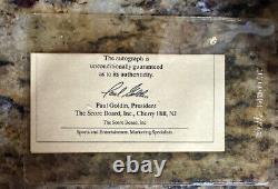 Carte promotionnelle de dédicace de Chris Webber 1993 avec boîte d'affichage Coa 2171/3000