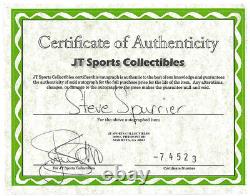 Casque miniature signé par Steve Spurrier des Florida Gators avec boîtier d'affichage, certificat d'authenticité de JT Sports COA
