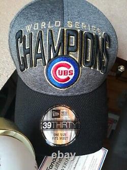 Chicago Cubs Kris Bryant Autographe Ball Avec Cubs Display Case & Fanatique Coa