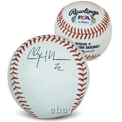 Clayton Kershaw Autographié Mlb Signé Baseball Sp Psa Adn Coa Avec Boîtier D'affichage