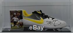 Colin Hendry Signé Autograph Football Boot Display Case Ecosse Aftal Coa